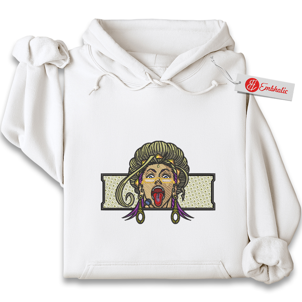 Buddha Embroidered Hoodie, Record of Ragnarok Shirt, Anime Embroidered Hoodie Buddha Embroidered Hoodie, Record of Ragnarok Shirt, Anime Embroidered Hoodie