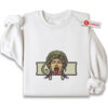 Buddha Embroidered Sweatshirt, Record of Ragnarok Shirt, Anime Embroidered Sweatshirt